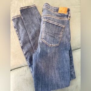 American Eagle Outfitters Blue Straight Leg Jeans